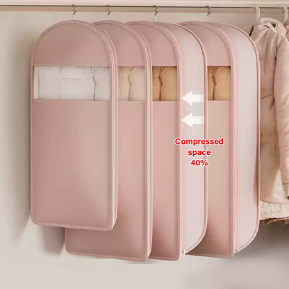 ❤️‍🔥2026 Space Saving Hanging Garment Bag with Self Compression Zipper
