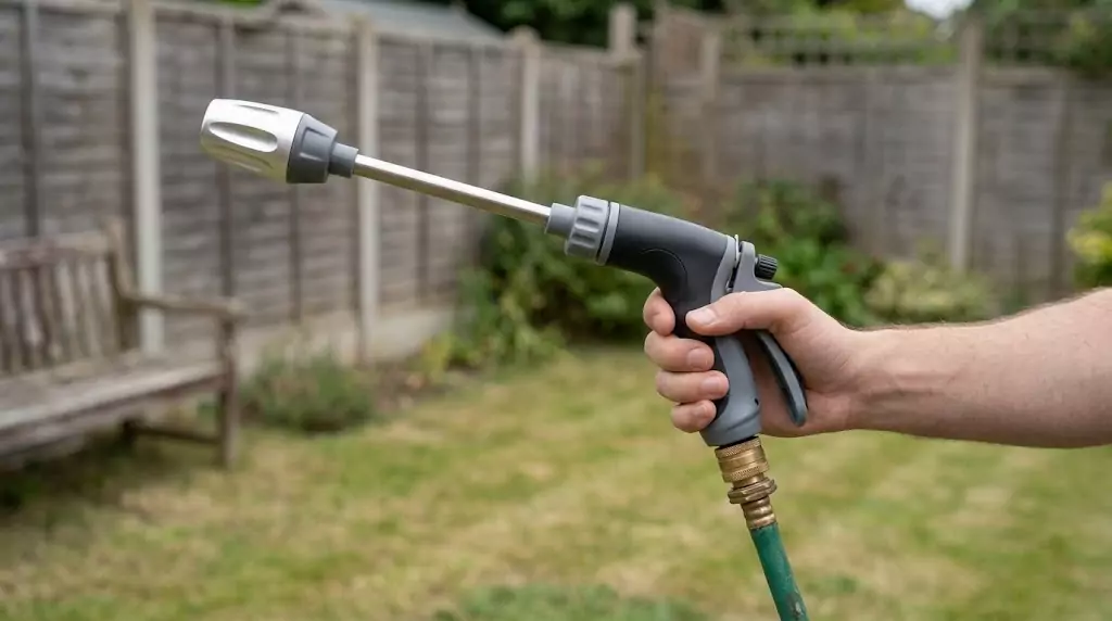 Power Blast Plus High-Pressure Garden Hose Nozzle for Car Washing, Patio & Outdoor Cleaning