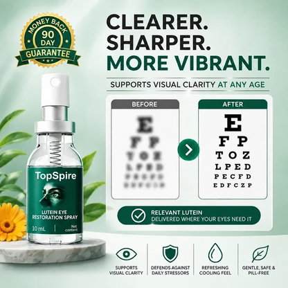 TopSpire® Lutein Eye Care Spray — 10-Second Daily Routine
