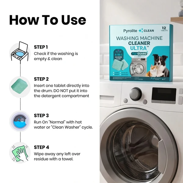 Pyrolite Washing Machine Cleaner