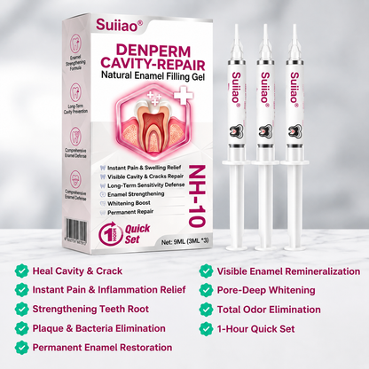 Suiiao® DenPerm Cavity-Repair Natural Enamel Filling Gel