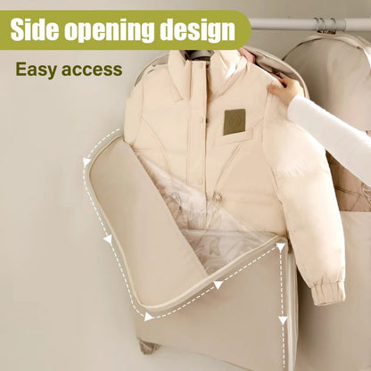 ❤️‍🔥2026 Space Saving Hanging Garment Bag with Self Compression Zipper