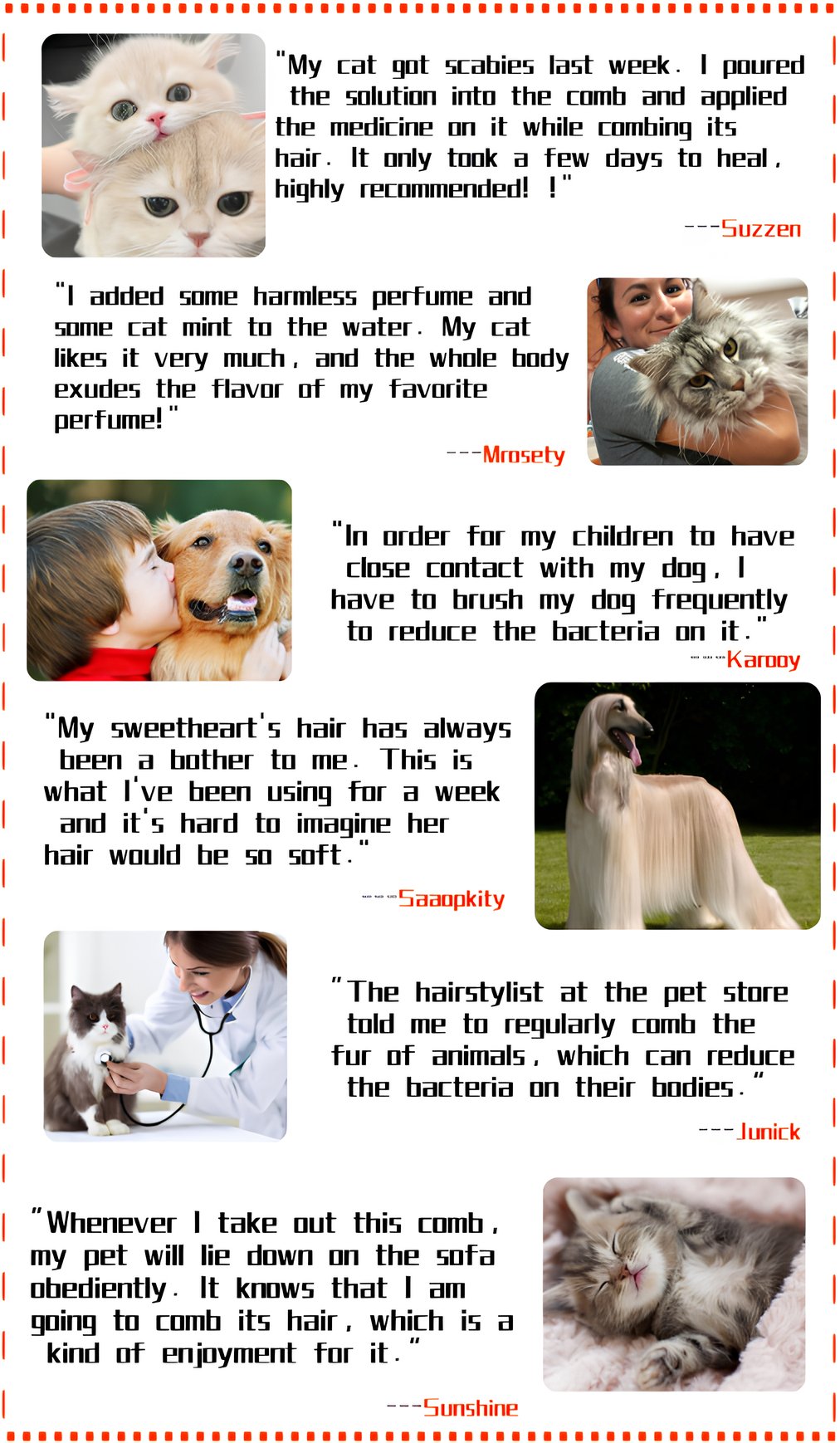 💥Pet Spray Hair Removal Comb🐶