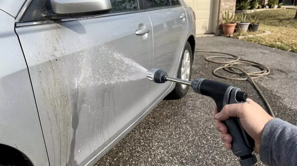 Power Blast Plus High-Pressure Garden Hose Nozzle for Car Washing, Patio & Outdoor Cleaning