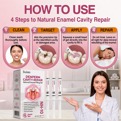 Suiiao® DenPerm Cavity-Repair Natural Enamel Filling Gel