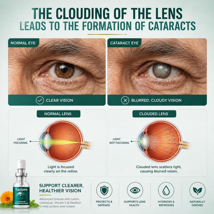 TopSpire® Lutein Eye Care Spray — 10-Second Daily Routine