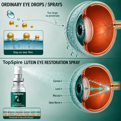 TopSpire® Lutein Eye Care Spray — 10-Second Daily Routine