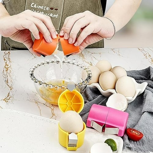 🔥Limited-time Buy 2 Get 1 Free $9.99/EACH🍳 Quick Egg Cracker Tool – Open Hundreds Of Eggs Faster & Cleaner 🔥