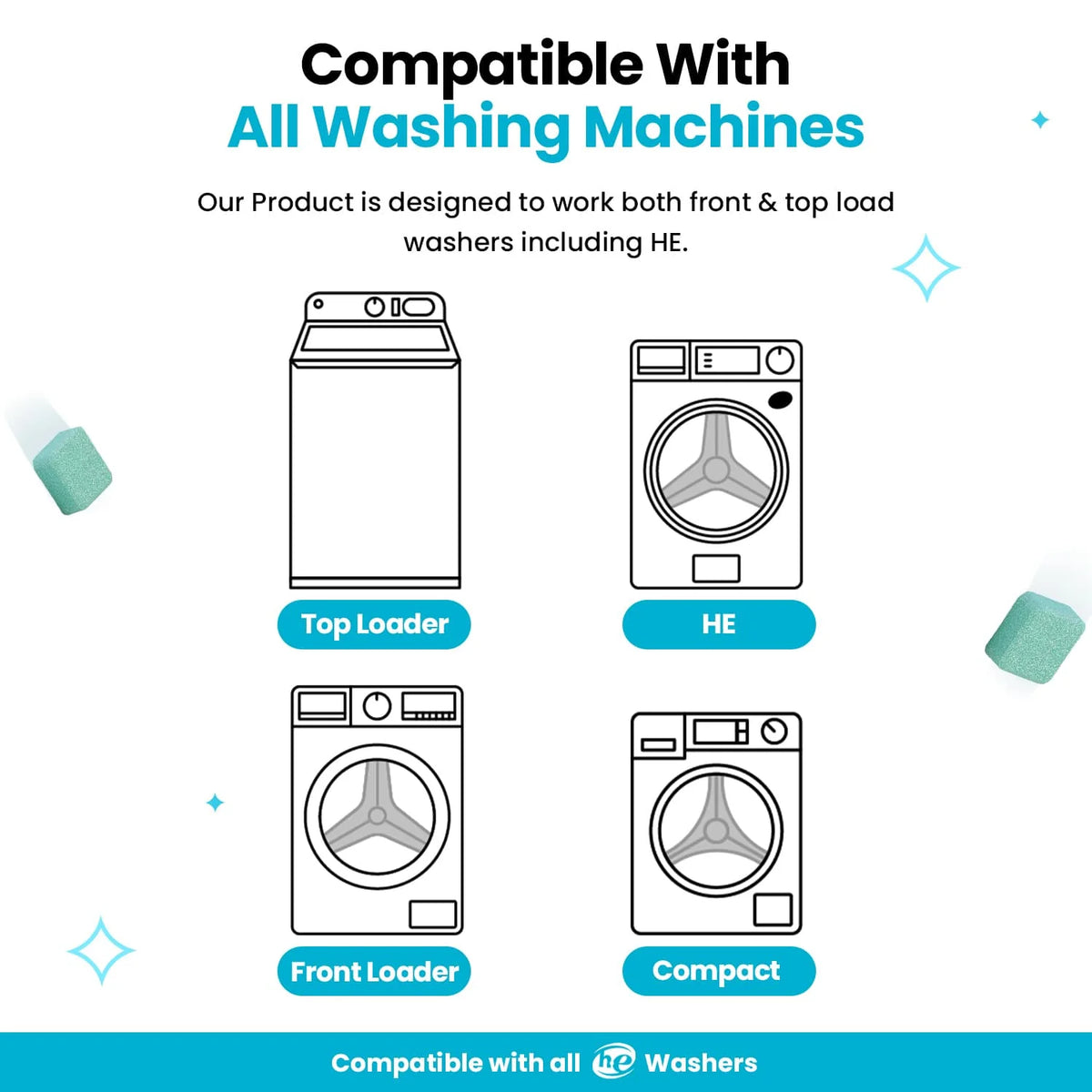 Pyrolite Washing Machine Cleaner