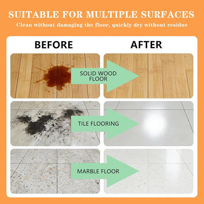 24PCS-Pack Floor Cleaning Tablets available in lemon or mint scent eco-safe materials remove grime and odors effectively dries quickly with no residue for all household floor cleaning