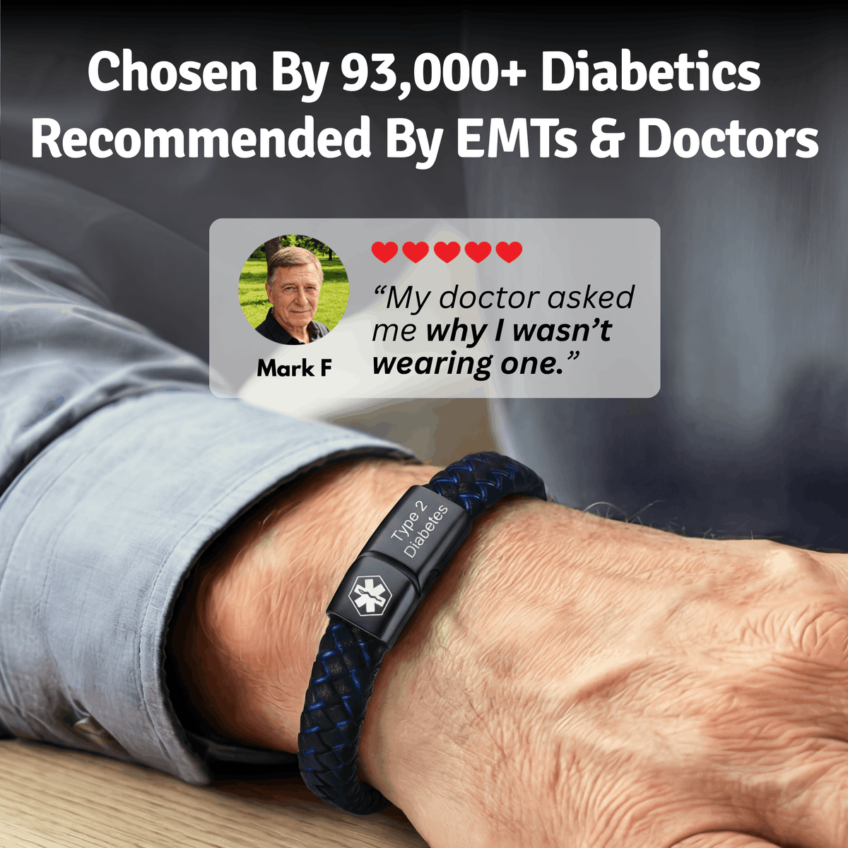 Bracelet for People on Blood Thinners – Because You Never Know.