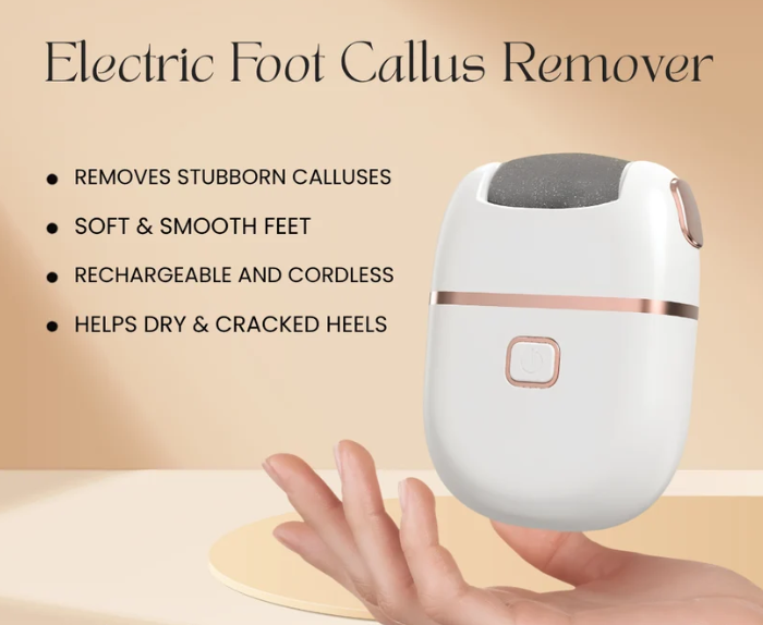 Rechargeable Dual Speed Electric Foot Callus Remover