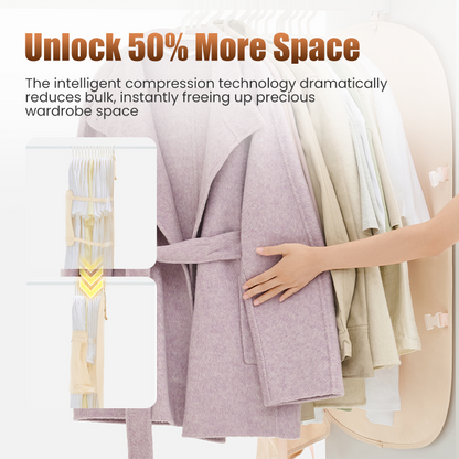 👚🛡️Dust-Proof Compression Clothing Cover for Wardrobes